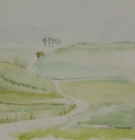 Weg bei Holzhausen
1987
19 x 19 cm
Aquarell