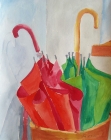 Schirme
2001
49 x 39 cm
Aquarell