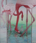 Flamingos
2026
Öl auf Leinwand
120 x 100 cm